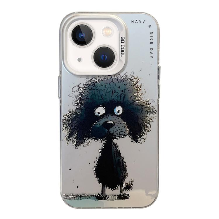 Série de peinture à l'huile de motifs animaliers en PC + coque en TPU, pour iPhone 12 Pro
