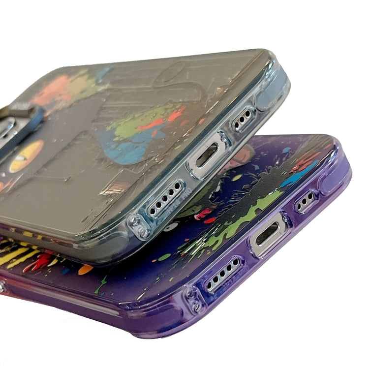 Série de peinture à l'huile de motifs animaliers en PC + coque en TPU, pour iPhone 17