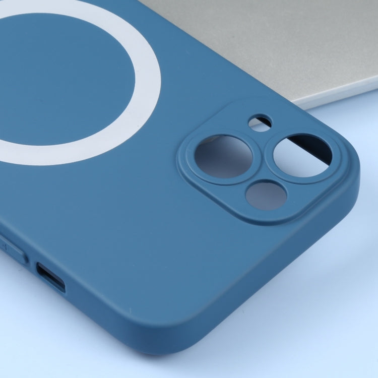 Coque en silicone compatible Magsafe pour iPhone 15 Plus, For iPhone 15