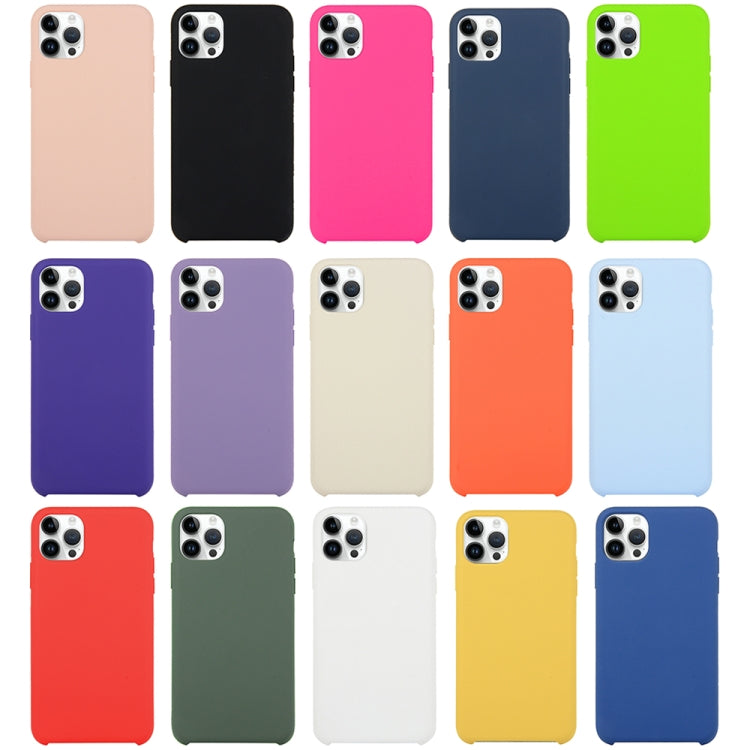 Coque en silicone solide pour iPhone 15 Plus / 15 Pro