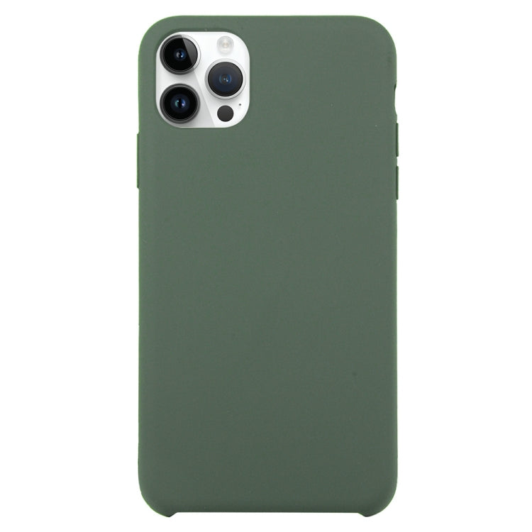 Coque en silicone solide pour  iPhone 16 Plus / 16 Pro.