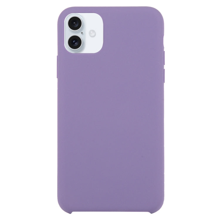 Coque en silicone solide pour  iPhone 16 Plus / 16 Pro.