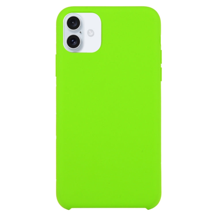 Coque en silicone solide pour  iPhone 16 Plus / 16 Pro.