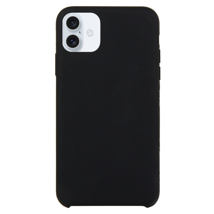 Coque en silicone solide pour  iPhone 16 Plus / 16 Pro.