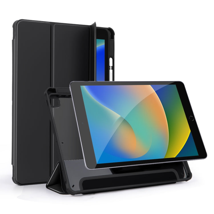 Étui pour tablette en cuir intelligent acrylique à 3 volets, For iPad mini 6 / mini 2024, For iPad Pro 11 2022 / 2021 / 2020, For iPad 10th Gen 10.9 2022, For iPad Air 2022 / 2020 10.9, For iPad Pro 10.5 / Air 2019