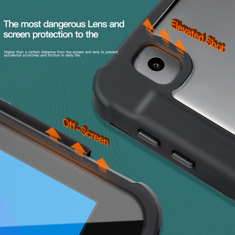 Étui pour tablette en cuir intelligent acrylique à 3 volets, For iPad mini 6 / mini 2024, For iPad Pro 11 2022 / 2021 / 2020, For iPad 10th Gen 10.9 2022, For iPad Air 2022 / 2020 10.9, For iPad Pro 10.5 / Air 2019