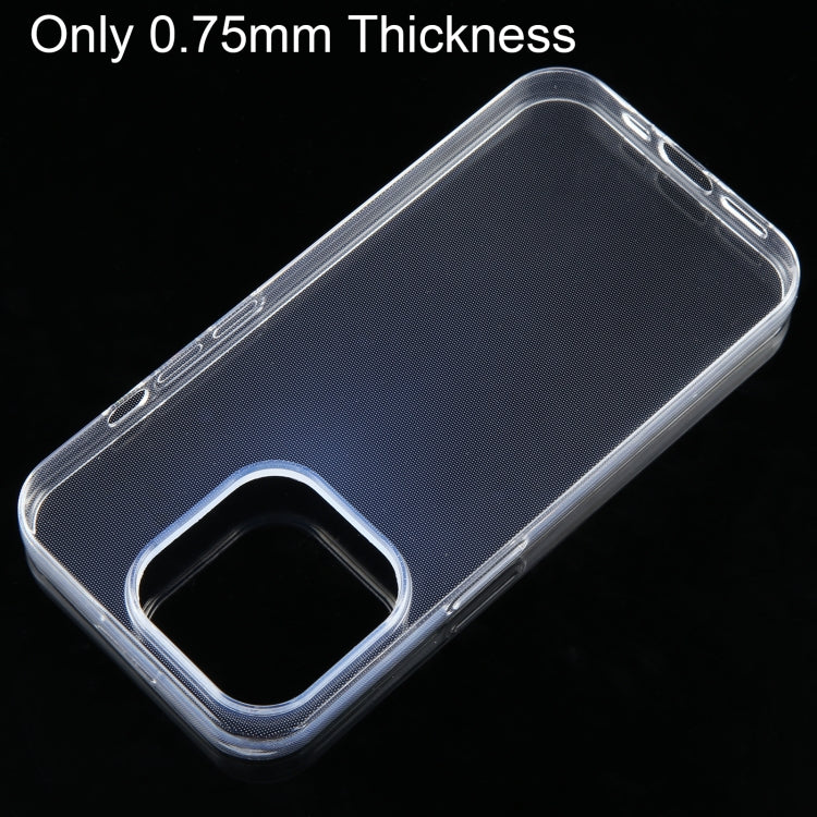 Coque transparente ultra fine pour iPhone, séries 15, 16 et SE 4 2024.