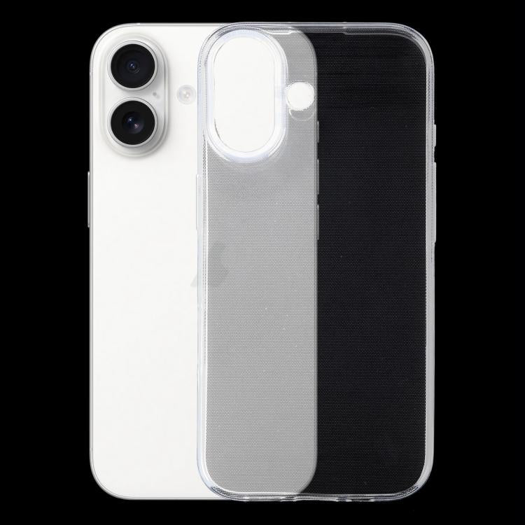 Coque transparente ultra fine en TPU pour iPhone séries 16 et 15