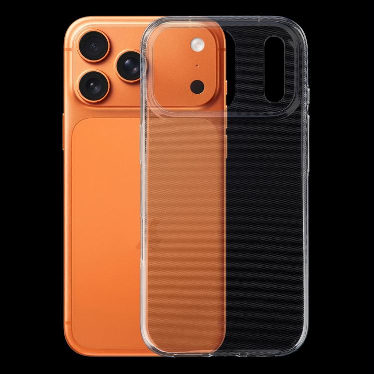 Coque transparente ultra fine en TPU pour iPhone séries 16 et 15