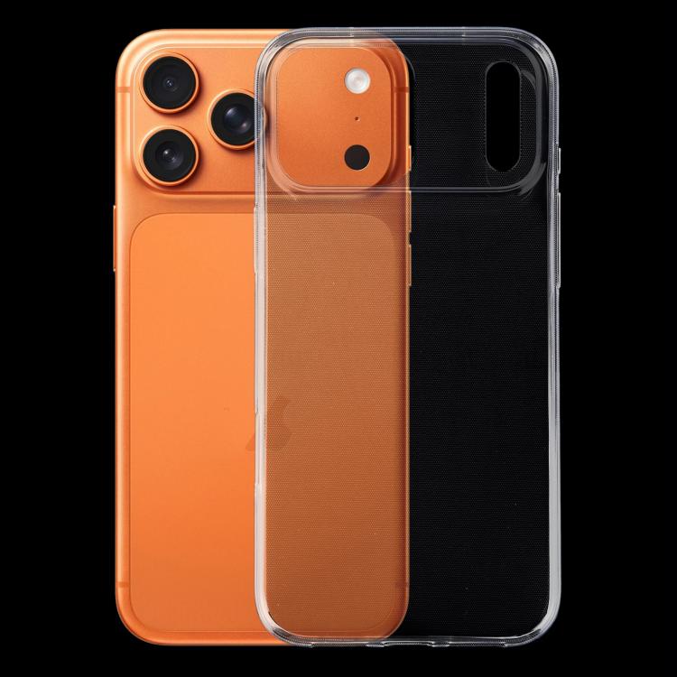 Coque transparente ultra fine en TPU pour iPhone séries 16 et 15