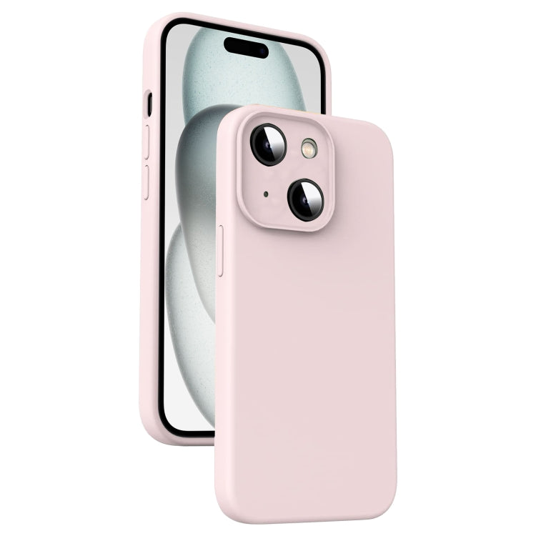 Coque antichoc en silicone liquide et microfibre pour iPhone 12 / 12 Pro / 12 Pro Max 13 Pro / 15 / 16 Plus.