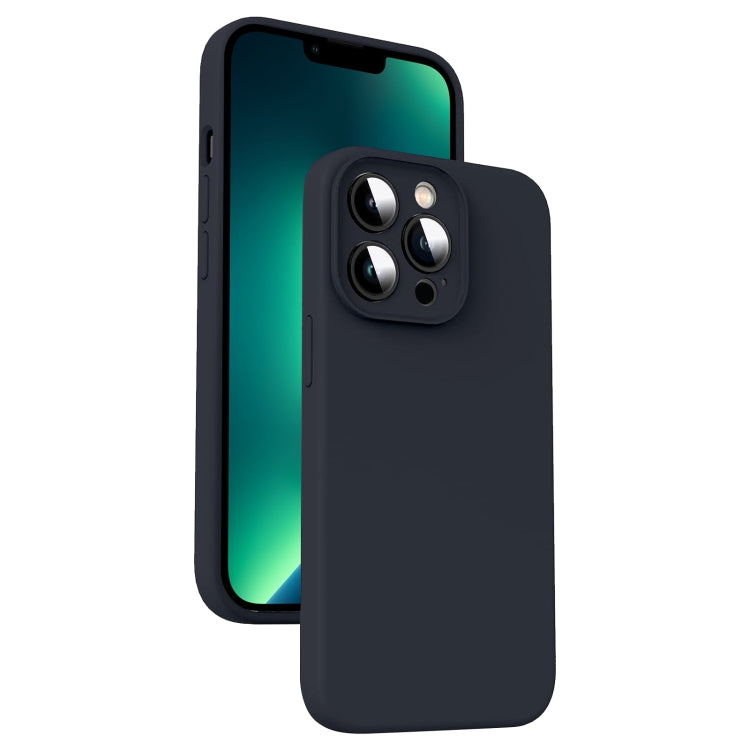 Coque Silicone Liquide Premium avec Doublure Microfibre – Protection Antichoc pour iPhone 14, 14 Pro, 14 Pro Max / iPhone 13 Pro Max