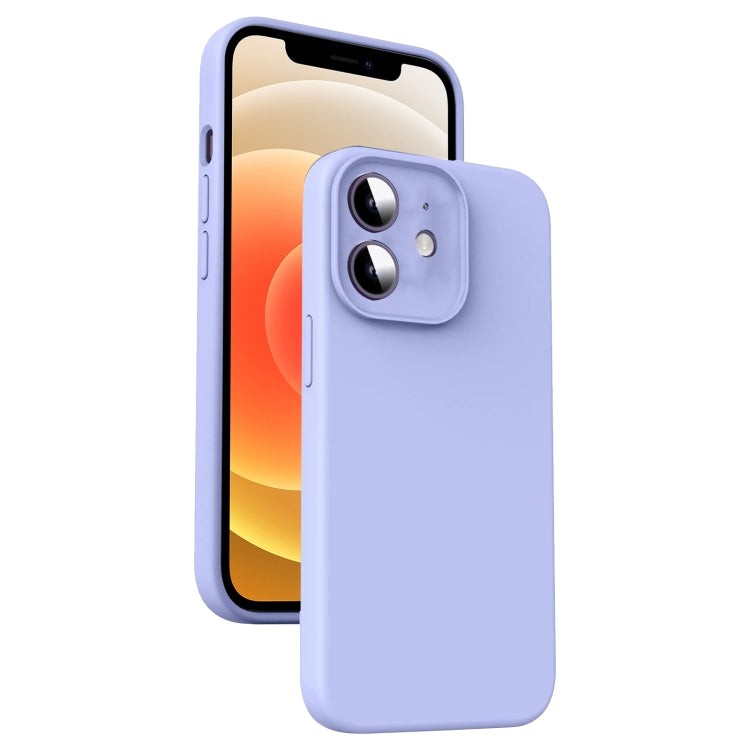 Coque antichoc en silicone liquide et microfibre pour iPhone 12 / 12 Pro / 12 Pro Max 13 Pro / 15 / 16 Plus.