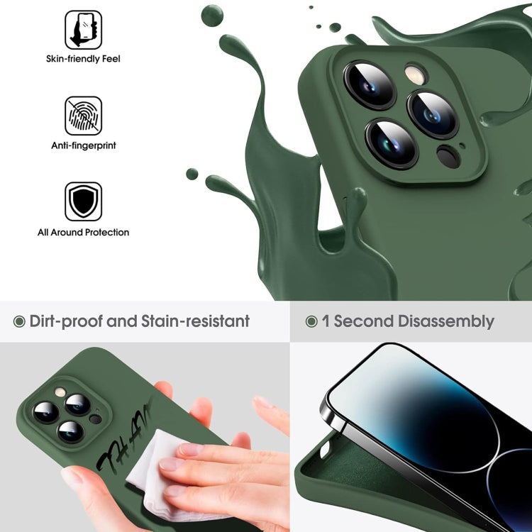 Coque Silicone Liquide Premium avec Doublure Microfibre – Protection Antichoc pour iPhone 12 Pro