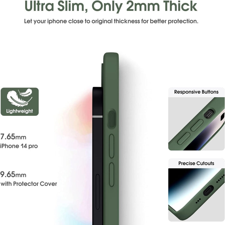 Coque Silicone Liquide Premium avec Doublure Microfibre – Protection Antichoc pour iPhone 12 Pro