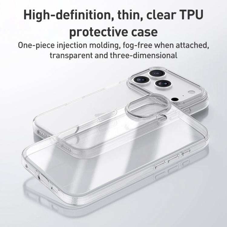 Étui de téléphone antichoc en TPU transparent ZGA