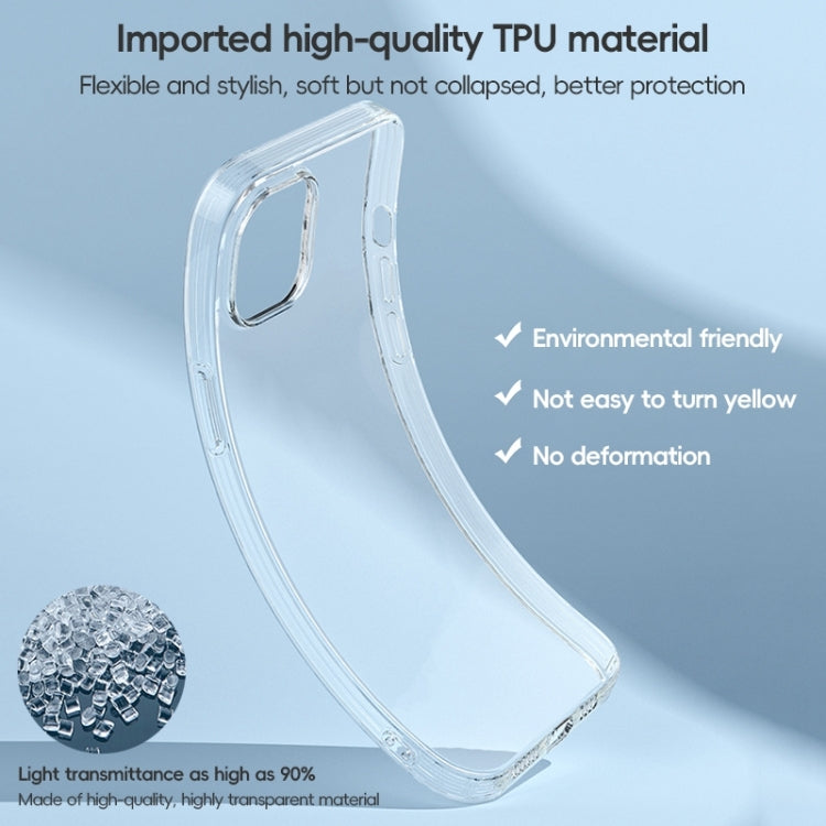 Étui de téléphone antichoc en TPU transparent ZGA