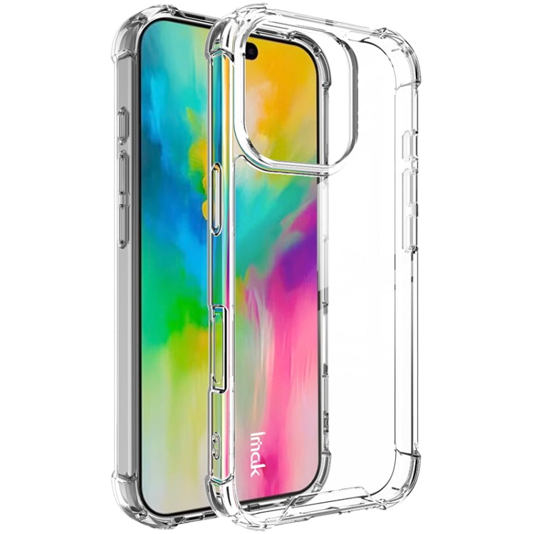 Coque antichoc transparent IMAK pour iPhone 16 / 16 Pro / Pro Max