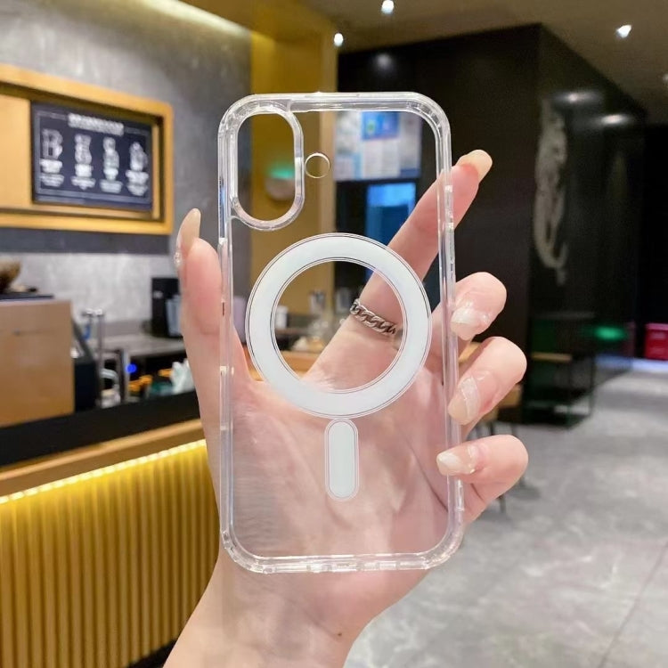 Coque magnétique transparente en TPU acrylique MagSafe