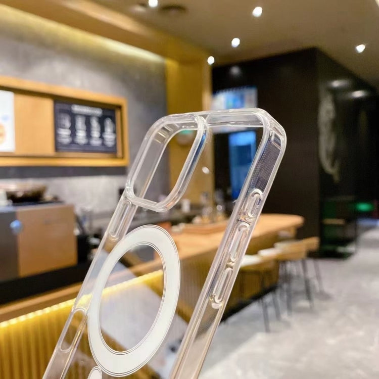 Coque magnétique transparente en TPU acrylique MagSafe