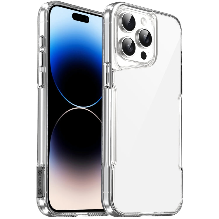 Coque transparente à couverture complète en acrylique + TPU pour iPhone