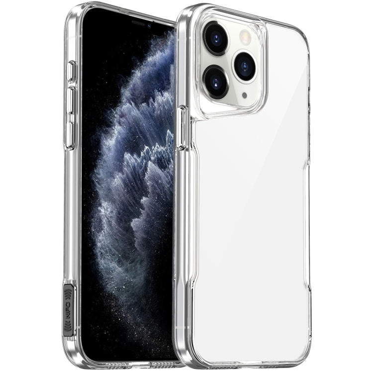 Coque transparente à couverture complète en acrylique + TPU pour iPhone