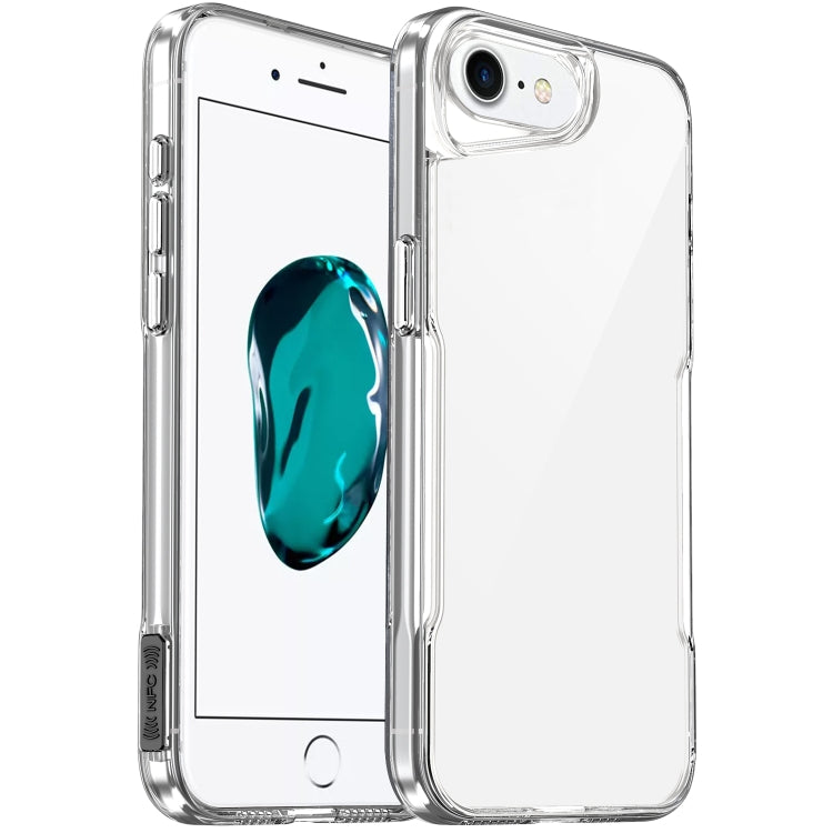 Coque transparente à couverture complète en acrylique + TPU pour iPhone