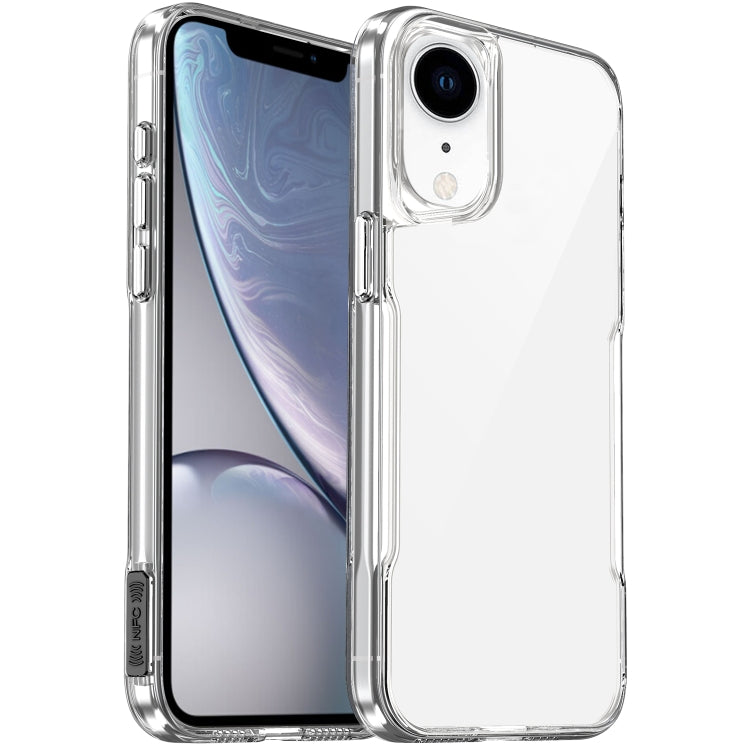 Coque transparente à couverture complète en acrylique + TPU pour iPhone