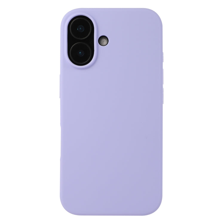 Coque en silicone liquide pour iPhone 16