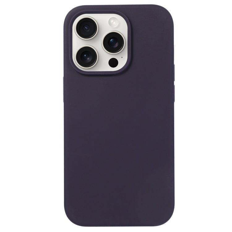 Coque en silicone liquide pour iPhone 16 Pro