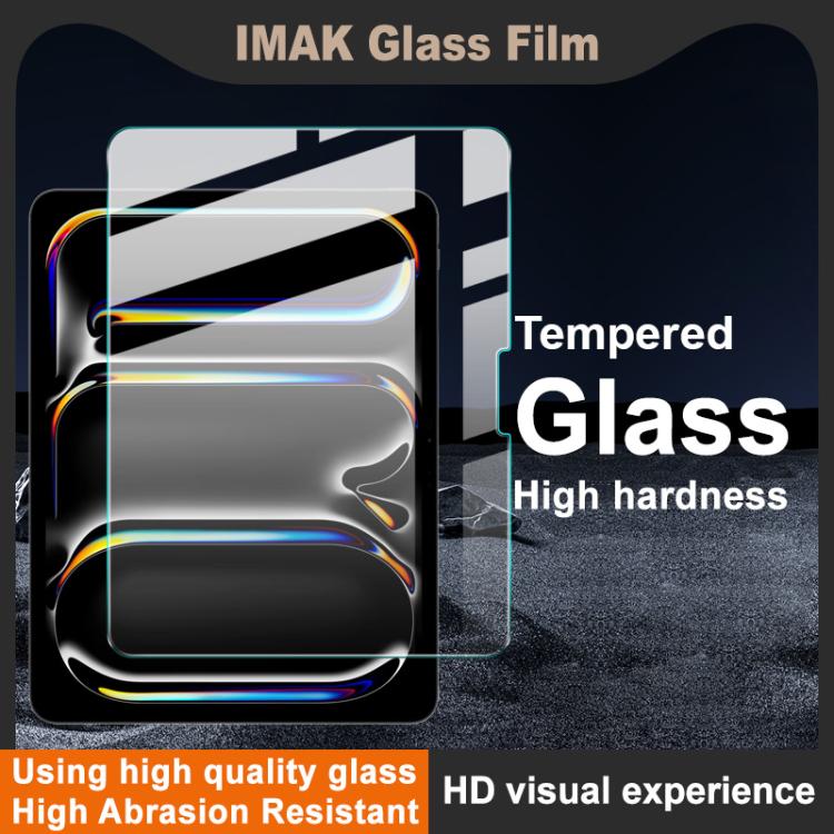 Film en verre trempé plein écran imak série H, For iPad Pro 13 2025 / 2024, For iPad Pro 11 2025 / 2024, For iPad 2025 / A16 11 inch 2025, For iPad Air 11 2024 / 2025, For iPad Air 11 inch M3 2025, For iPad Air 13 2024 / Pro 13 2024                    ...