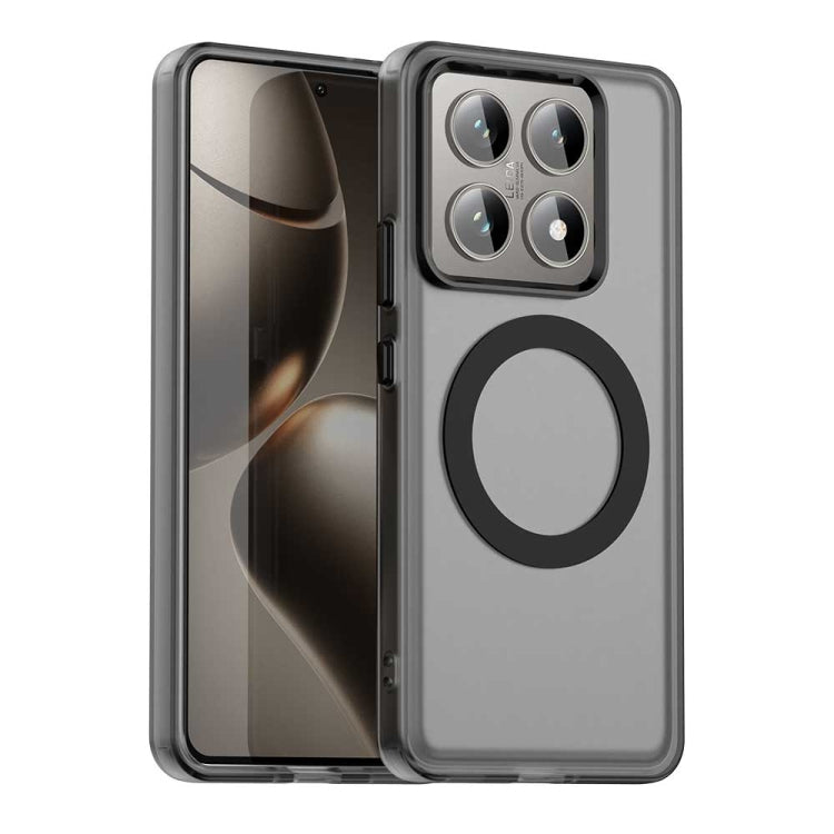 Coque hybride PC TPU Candy Magsafe pour téléphone, For Xiaomi 15, For Xiaomi 14T Pro, For Xiaomi 14T