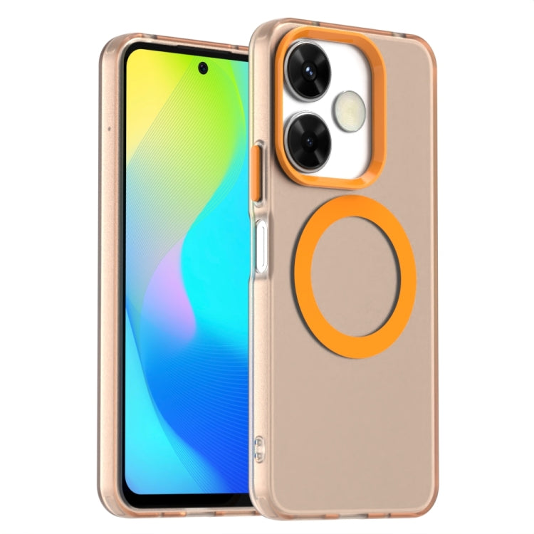 Coque Magnétique MagSafe pour Xiaomi Poco M6 4G / M6 Plus, 14 Civi – Protection Hybride (PC + TPU) Finition Candy & Compatible Charge Sans Fil