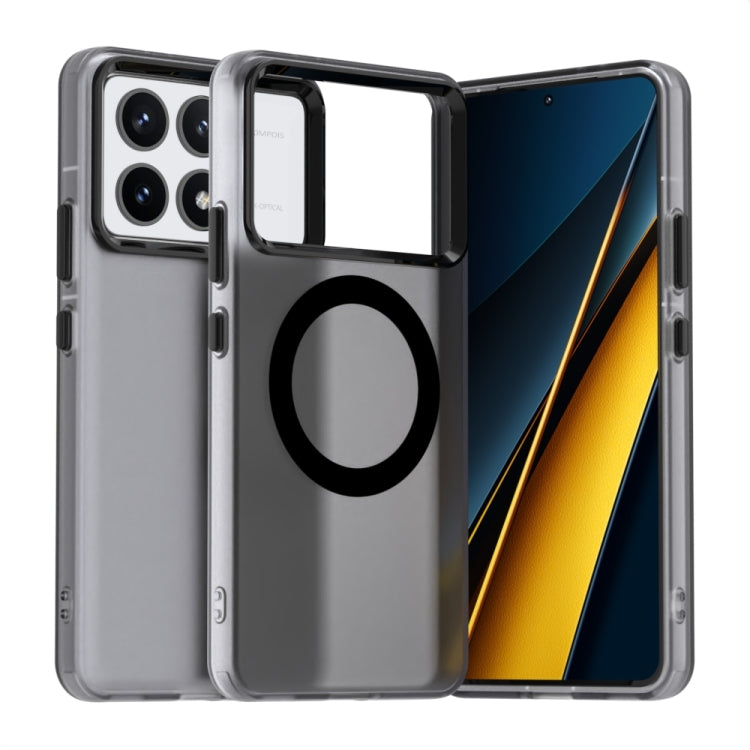 Coque hybride PC TPU Candy Magsafe pour téléphone, For Xiaomi Poco F6 5G, For Xiaomi Poco F6 Pro, For Xiaomi Civi 4 Pro