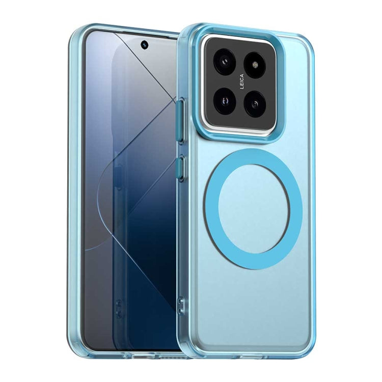 Coque Magnétique MagSafe pour Xiaomi 14, Poco X5 Pro 5G – Protection Hybride (PC + TPU) Finition Candy & Compatible Charge Sans Fil