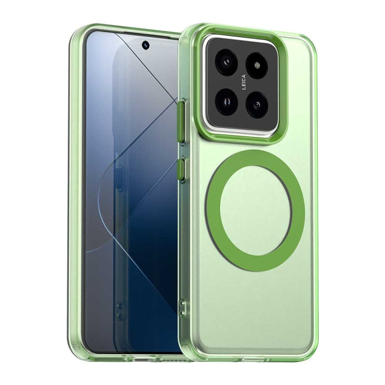 Coque Magnétique MagSafe pour Xiaomi 14, Poco X5 Pro 5G – Protection Hybride (PC + TPU) Finition Candy & Compatible Charge Sans Fil