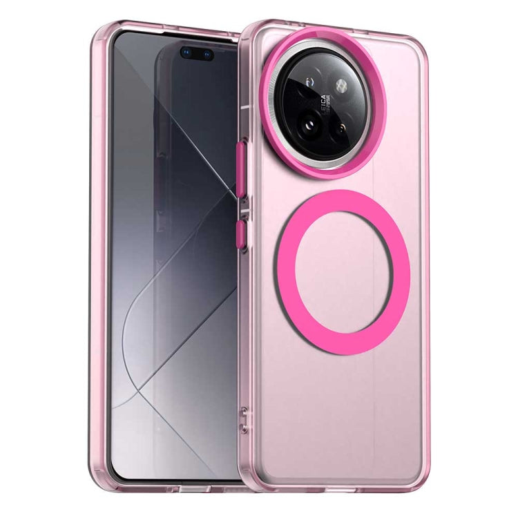 Coque hybride PC TPU Candy Magsafe pour téléphone, For Xiaomi Poco F6 5G, For Xiaomi Poco F6 Pro, For Xiaomi Civi 4 Pro