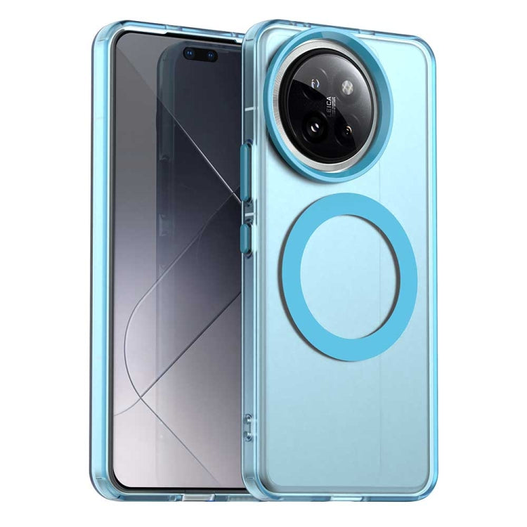 Coque hybride PC TPU Candy Magsafe pour téléphone, For Xiaomi Poco F6 5G, For Xiaomi Poco F6 Pro, For Xiaomi Civi 4 Pro