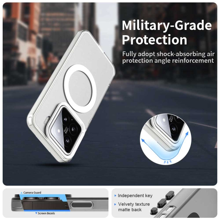 Coque hybride PC TPU Candy Magsafe pour téléphone, For Xiaomi 15, For Xiaomi 14T Pro, For Xiaomi 14T