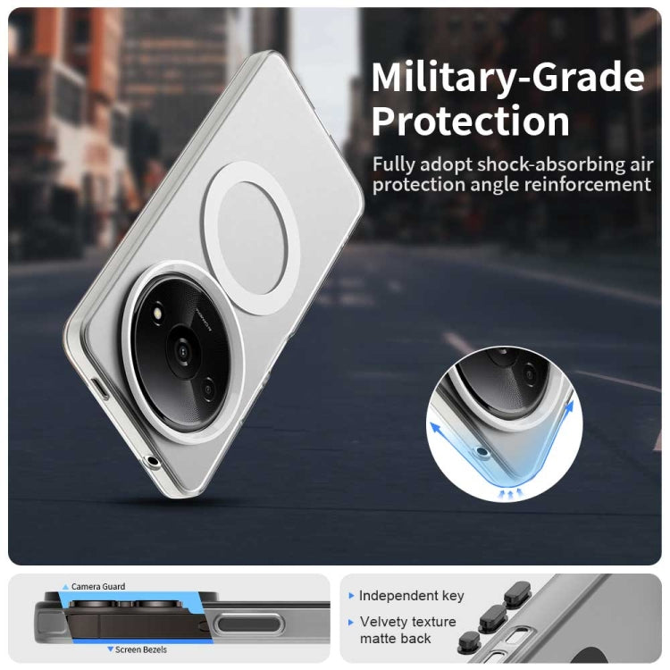 Coque hybride PC TPU Candy Magsafe pour téléphone, For Xiaomi Poco C61, For Xiaomi Poco M6 Pro 4G, For Xiaomi Poco X6 Neo 5G