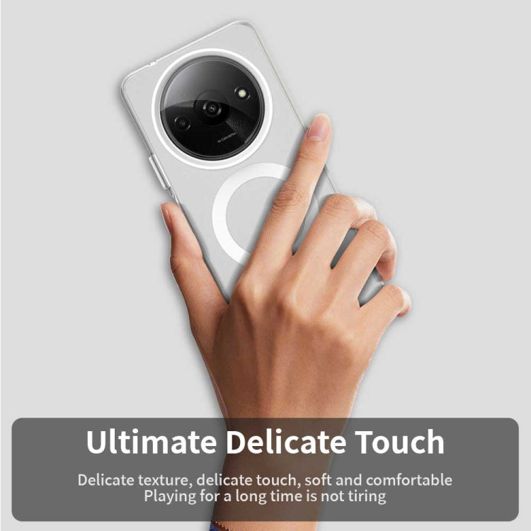 Coque hybride PC TPU Candy Magsafe pour téléphone, For Xiaomi Poco C61, For Xiaomi Poco M6 Pro 4G, For Xiaomi Poco X6 Neo 5G