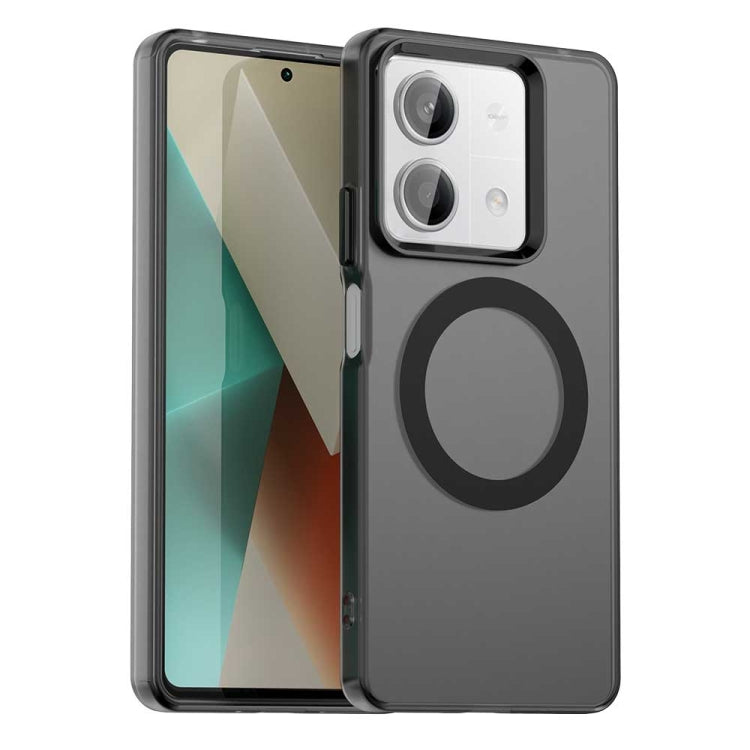 Coque hybride PC TPU Candy Magsafe pour téléphone, For Xiaomi Poco C61, For Xiaomi Poco M6 Pro 4G, For Xiaomi Poco X6 Neo 5G