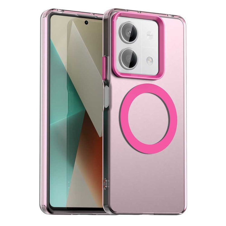 Coque Magnétique MagSafe pour Xiaomi Poco M6 5G / X6 Pro 5G / X6 5G – Protection Hybride (PC + TPU) Finition Candy & Compatible Charge Sans Fil