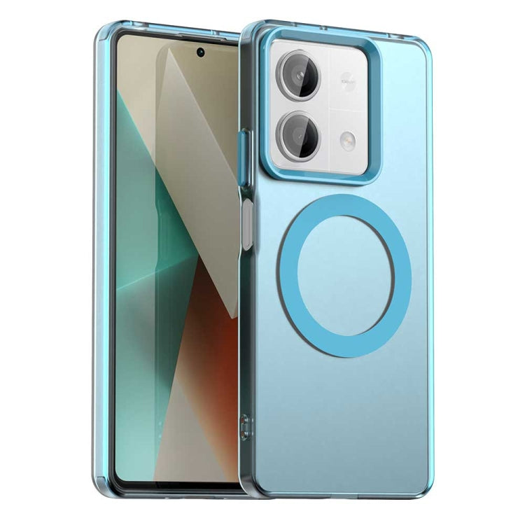 Coque Magnétique MagSafe pour Xiaomi Poco M6 5G / X6 Pro 5G / X6 5G – Protection Hybride (PC + TPU) Finition Candy & Compatible Charge Sans Fil