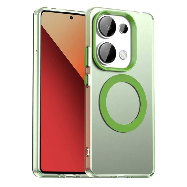 Coque hybride PC TPU Candy Magsafe pour téléphone, For Xiaomi Poco C61, For Xiaomi Poco M6 Pro 4G, For Xiaomi Poco X6 Neo 5G