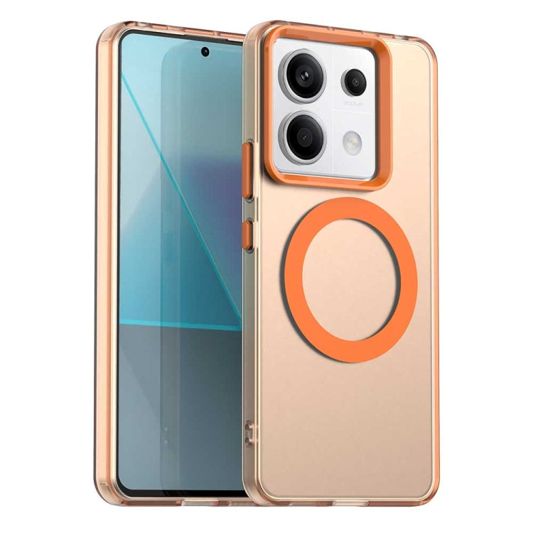 Coque Magnétique MagSafe pour Xiaomi Poco M6 5G / X6 Pro 5G / X6 5G – Protection Hybride (PC + TPU) Finition Candy & Compatible Charge Sans Fil