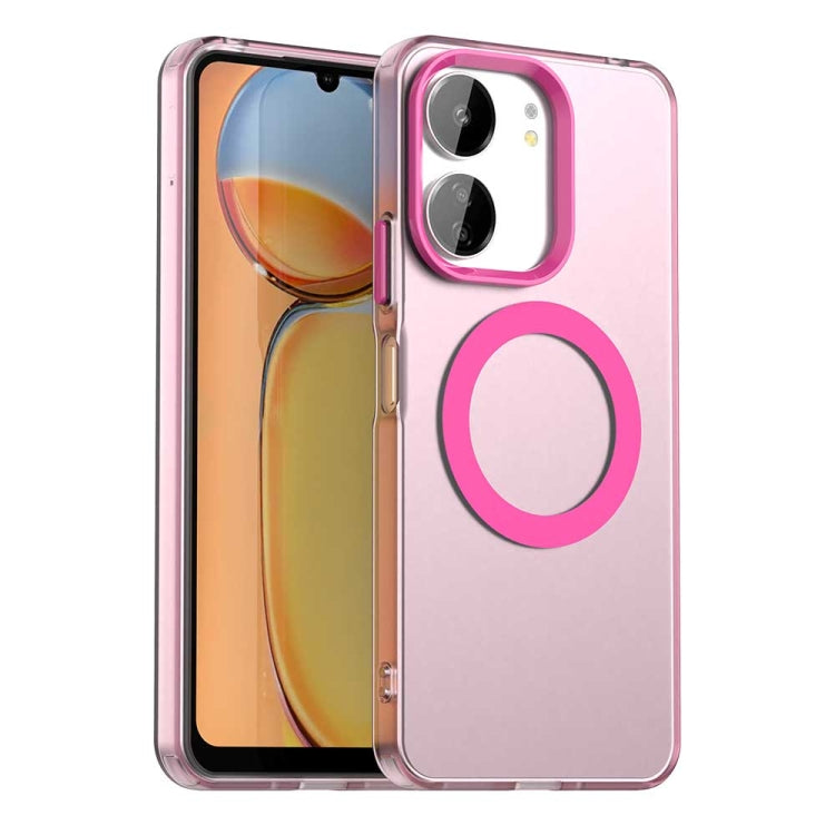 Coque Magnétique MagSafe pour Xiaomi Poco M6 5G / X6 Pro 5G / X6 5G – Protection Hybride (PC + TPU) Finition Candy & Compatible Charge Sans Fil