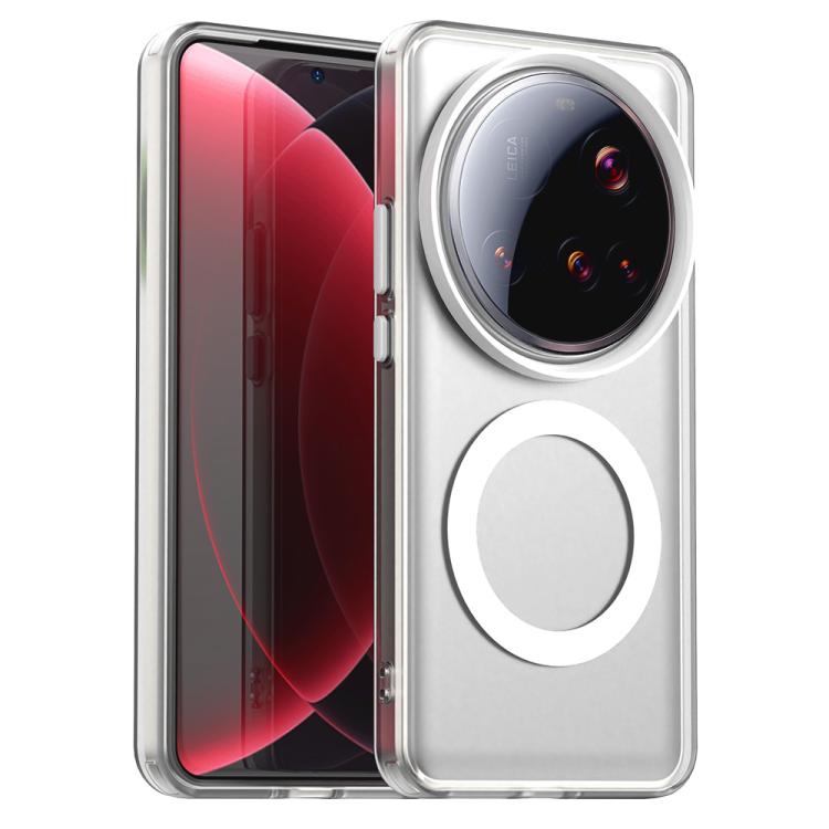 Coque hybride PC TPU Candy Magsafe pour téléphone, For Xiaomi 15 Ultra, For Xiaomi Poco X7 Pro, For Xiaomi 15 Pro