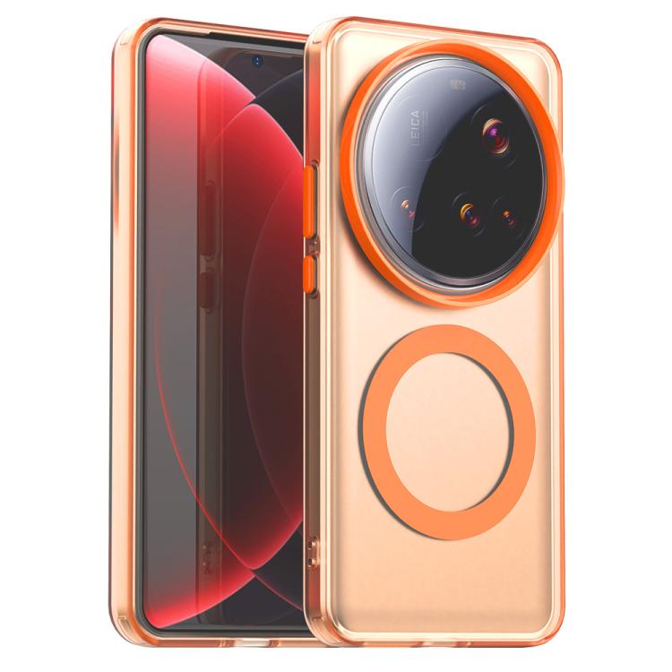 Coque Magnétique MagSafe pour Xiaomi 15 Ultra, 15 Pro, Poco X7 Pro – Protection Hybride (PC + TPU) Finition Candy & Compatible Charge Sans Fil