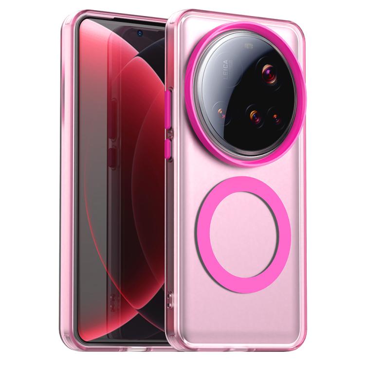 Coque Magnétique MagSafe pour Xiaomi 15 Ultra, 15 Pro, Poco X7 Pro – Protection Hybride (PC + TPU) Finition Candy & Compatible Charge Sans Fil